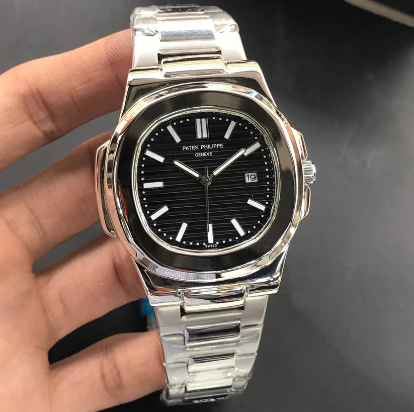Nautilus Luxe: Timeless Icons in Black & Tiffany Blue Watches